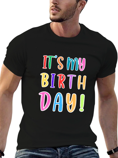 Camiseta Negra de Cumpleaños