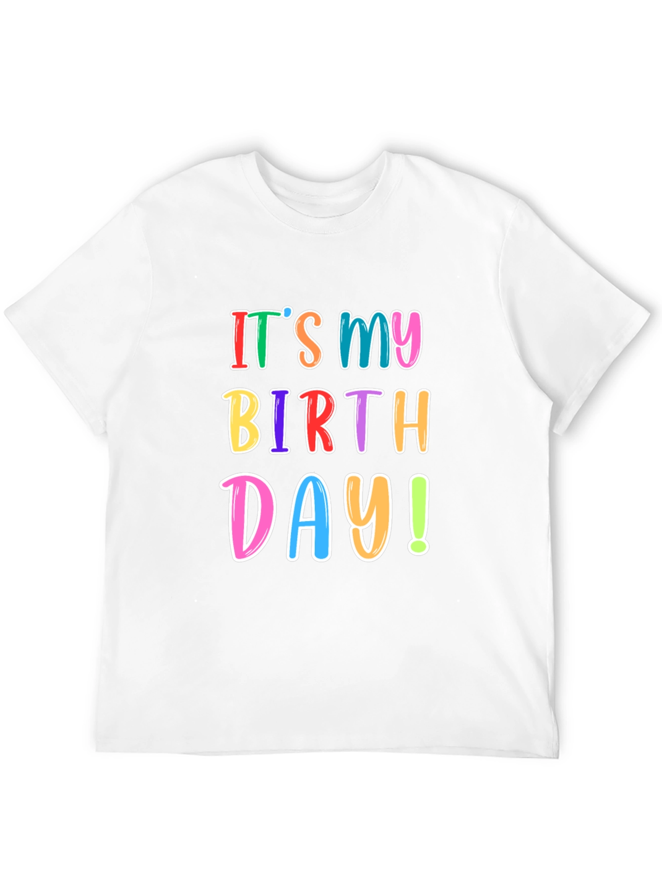 Camiseta Negra de Cumpleaños