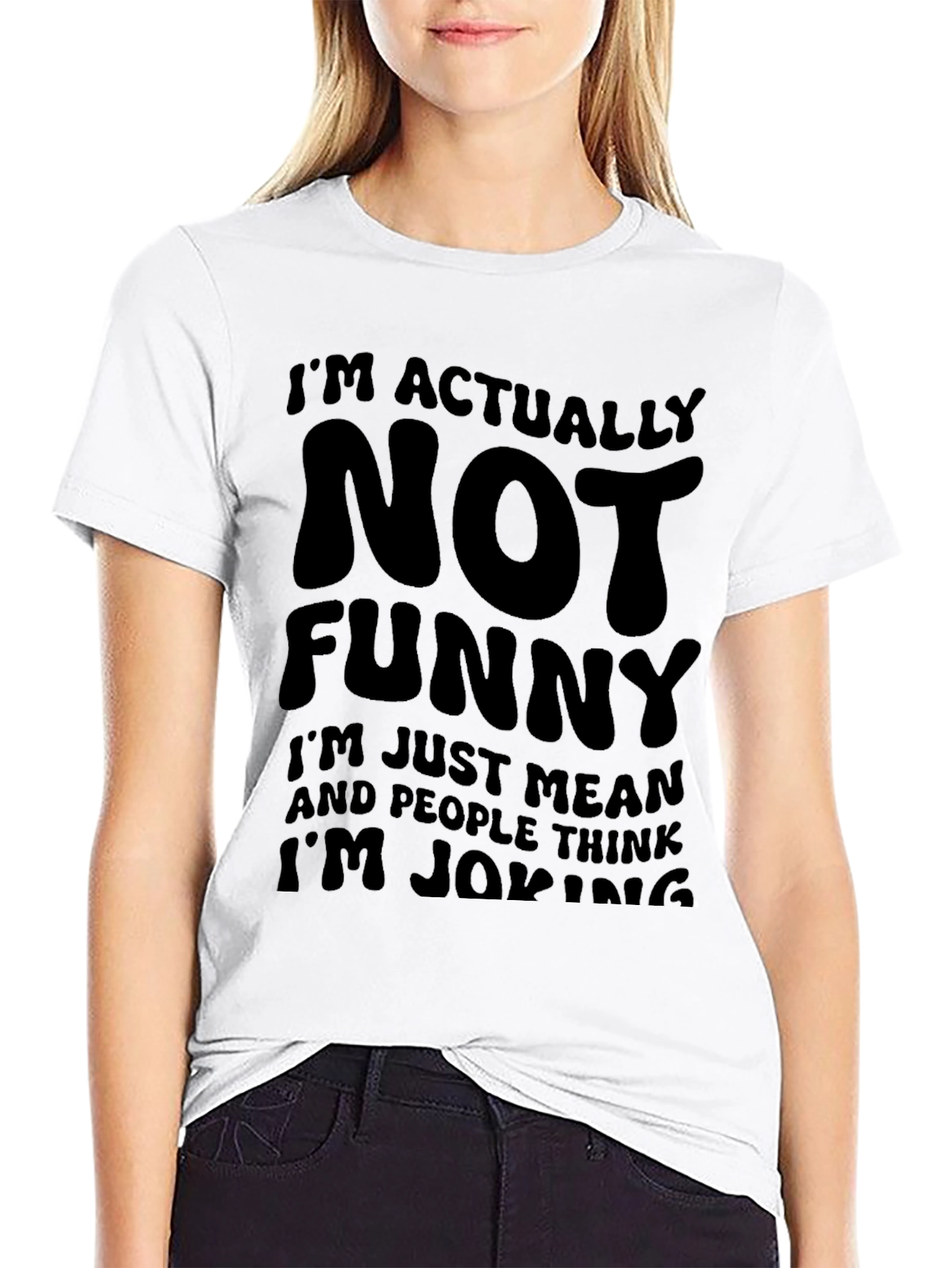 Camiseta Negra: No Soy Gracioso Soy Malo