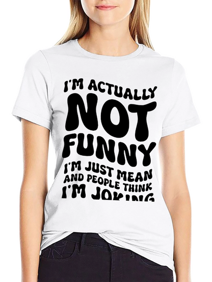 Camiseta Negra: No Soy Gracioso Soy Malo