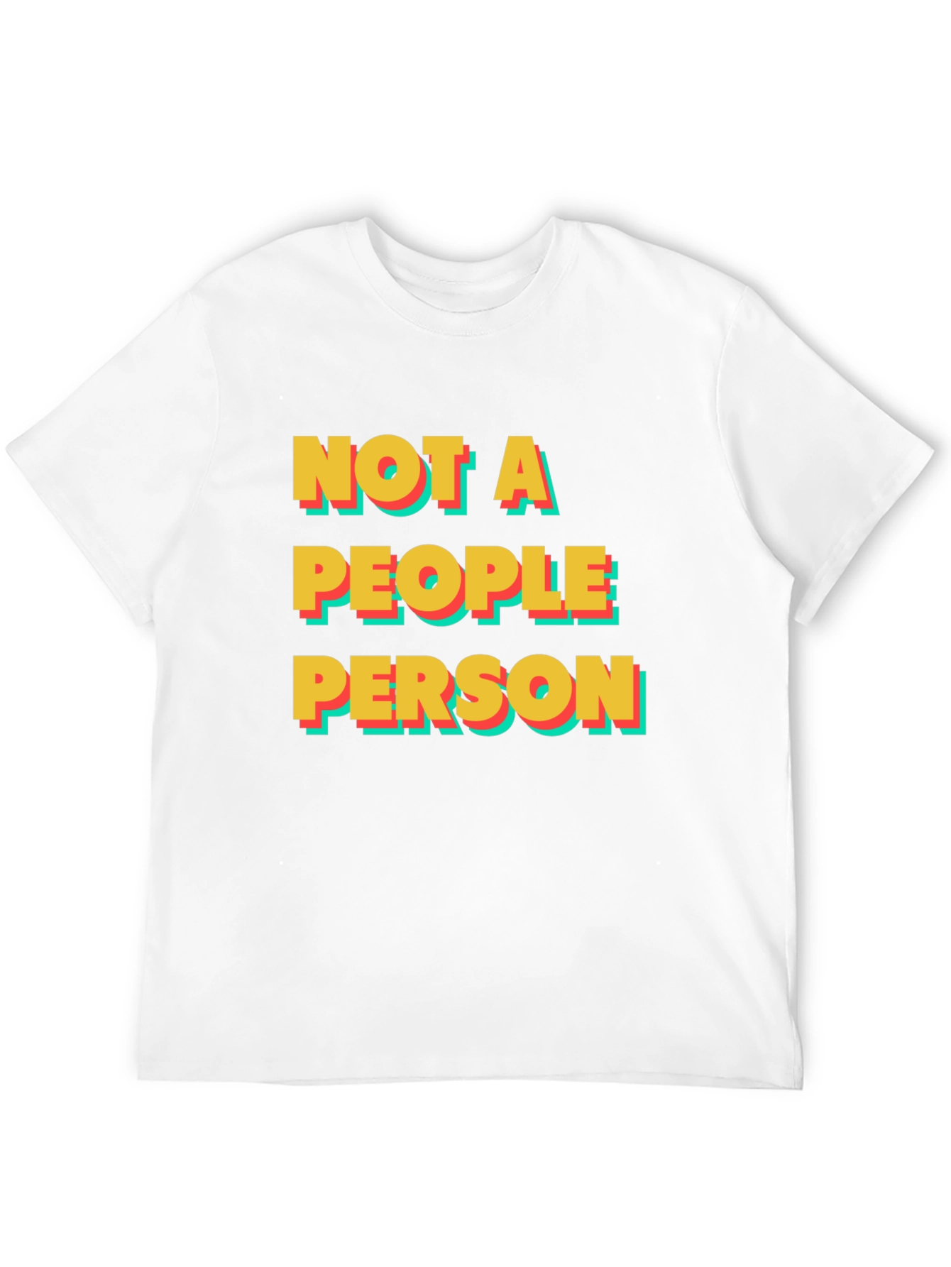 Camiseta Negra: No Soy Una Persona Sociable