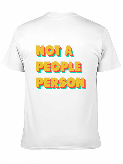 Camiseta Negra: No Soy Una Persona Sociable
