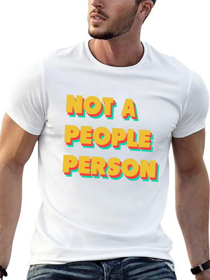 Camiseta Negra: No Soy Una Persona Sociable