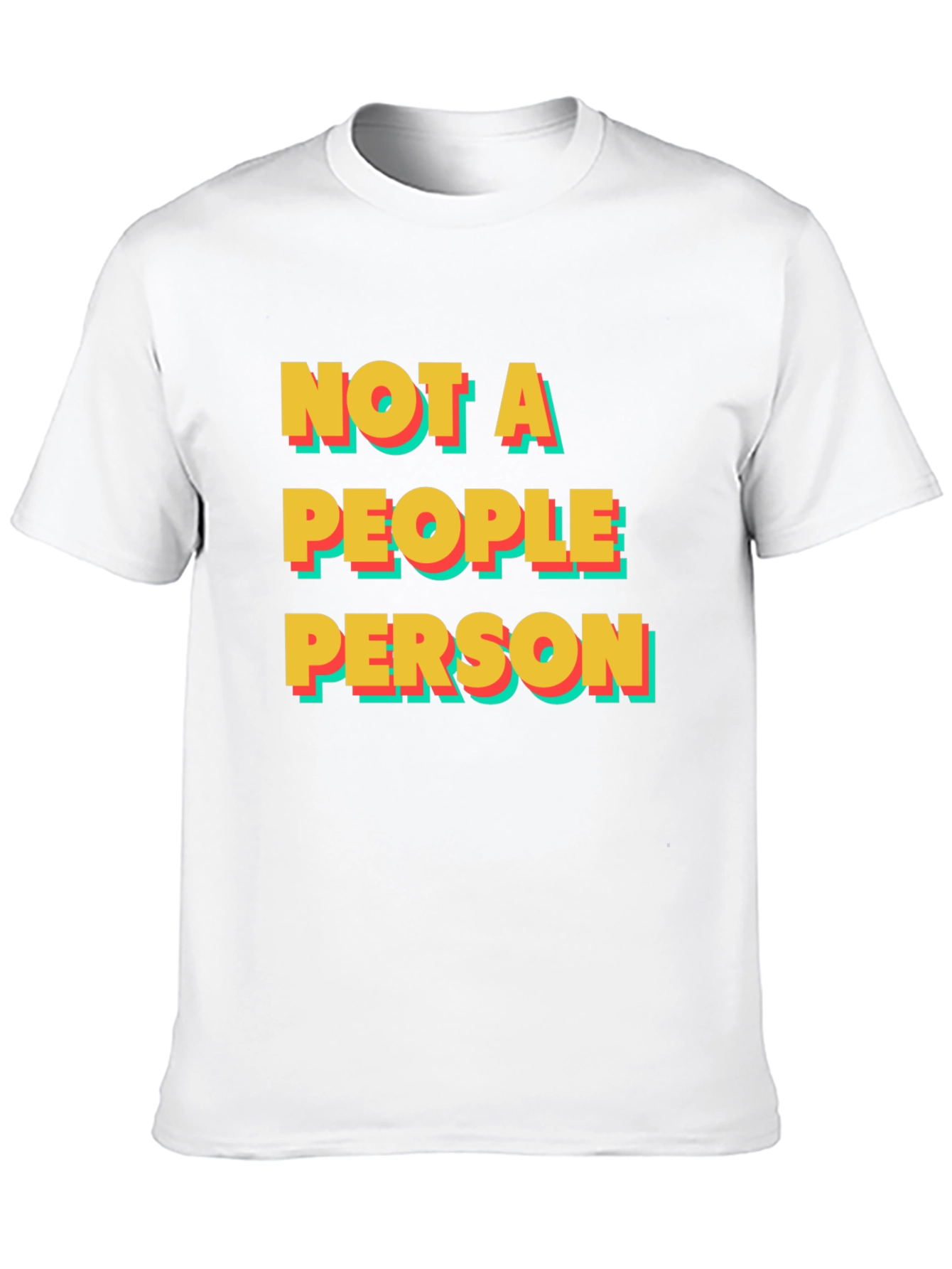 Camiseta Negra: No Soy Una Persona Sociable