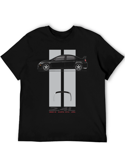 Camiseta Negra Coche Deportivo 2.4L Turbo