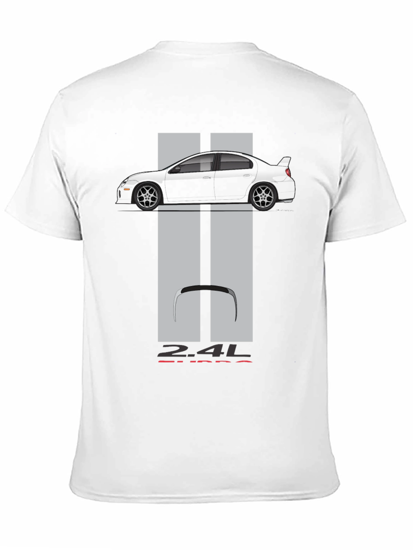 Camiseta Negra Coche Deportivo 2.4L Turbo