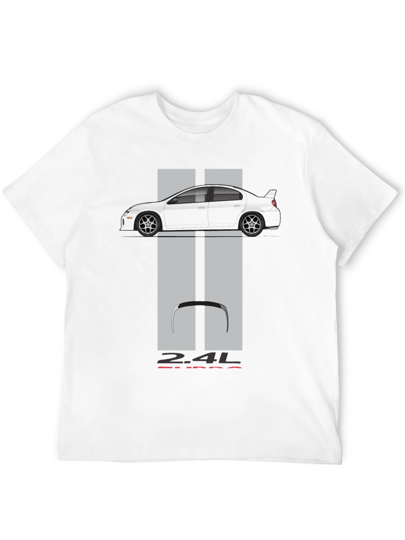 Camiseta Negra Coche Deportivo 2.4L Turbo