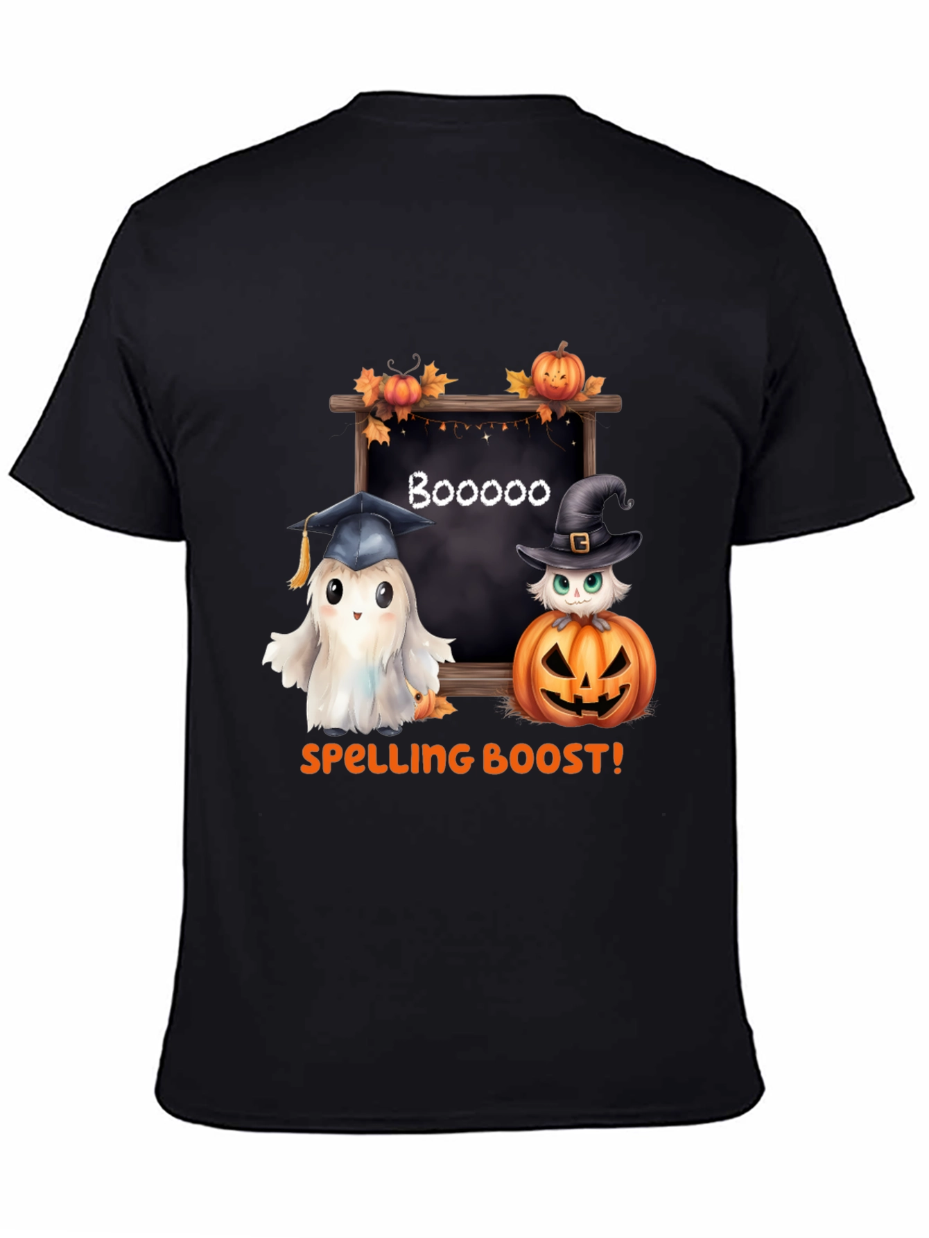 Camiseta Halloween: ¡Impulso Ortográfico Fantasmal!
