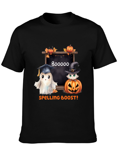 Camiseta Halloween: ¡Impulso Ortográfico Fantasmal!