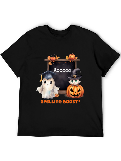 Camiseta Halloween: ¡Impulso Ortográfico Fantasmal!