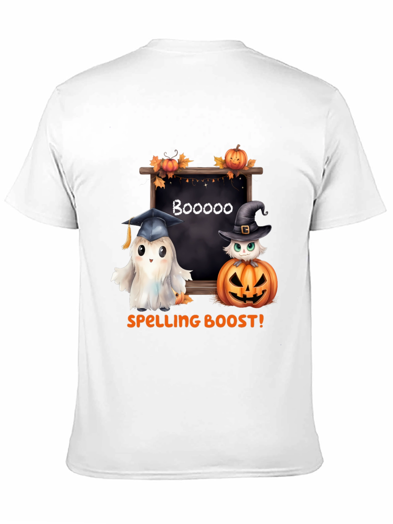 Camiseta Halloween: ¡Impulso Ortográfico Fantasmal!