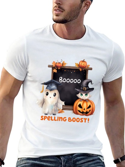 Camiseta Halloween: ¡Impulso Ortográfico Fantasmal!
