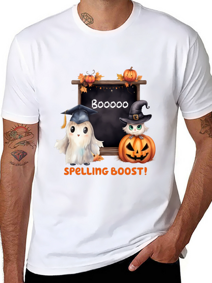Camiseta Halloween: ¡Impulso Ortográfico Fantasmal!