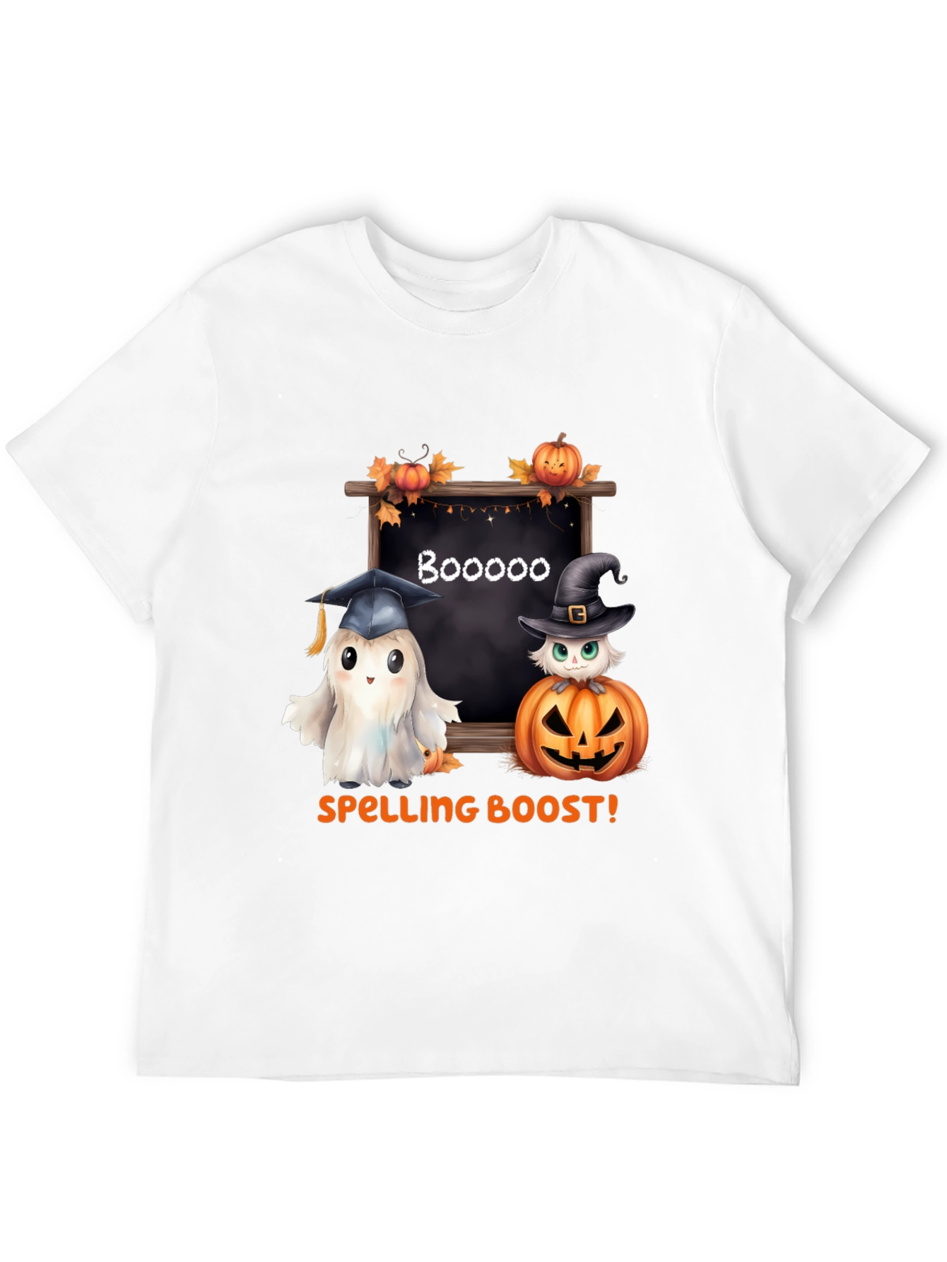 Camiseta Halloween: ¡Impulso Ortográfico Fantasmal!