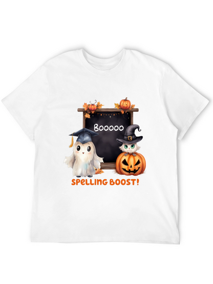 Camiseta Halloween: ¡Impulso Ortográfico Fantasmal!