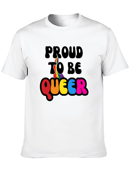 Camiseta Negra Proud to Be Queer