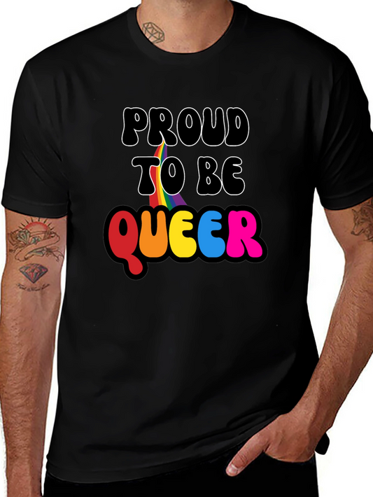 Camiseta Negra Proud to Be Queer