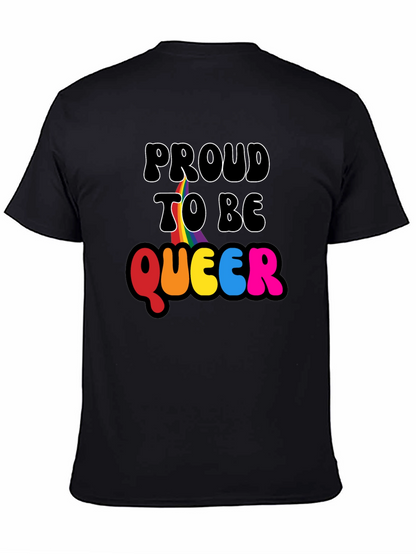 Camiseta Negra Proud to Be Queer