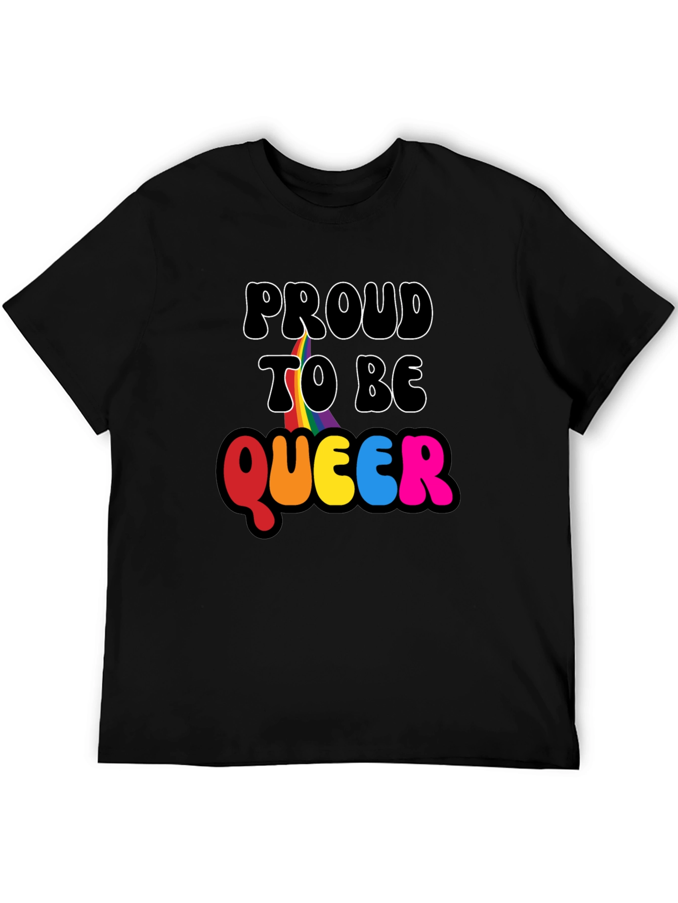 Camiseta Negra Proud to Be Queer