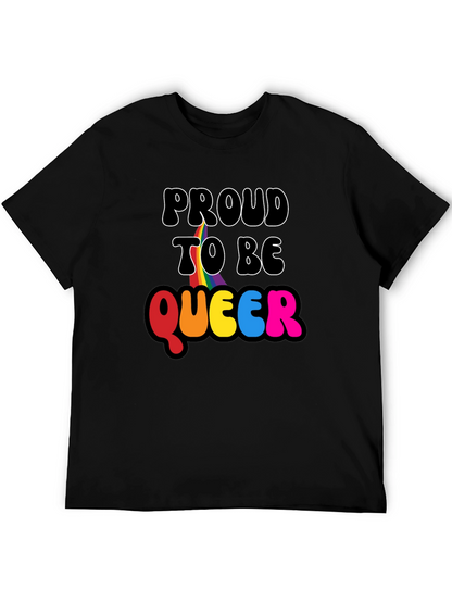 Camiseta Negra Proud to Be Queer