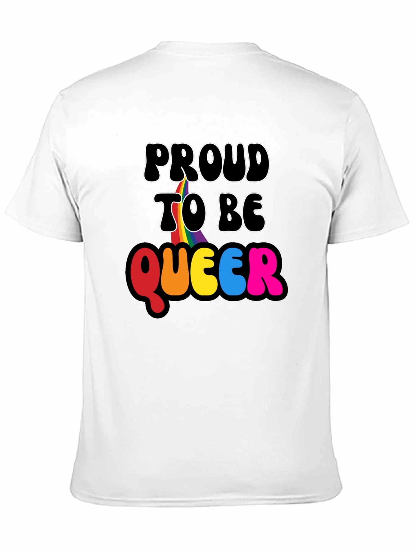 Camiseta Negra Proud to Be Queer