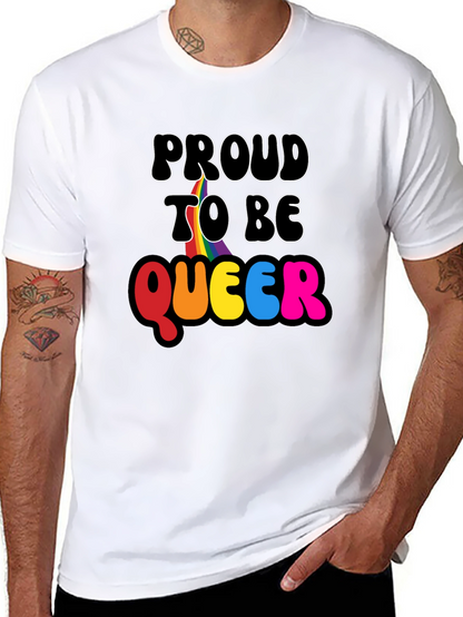 Camiseta Negra Proud to Be Queer