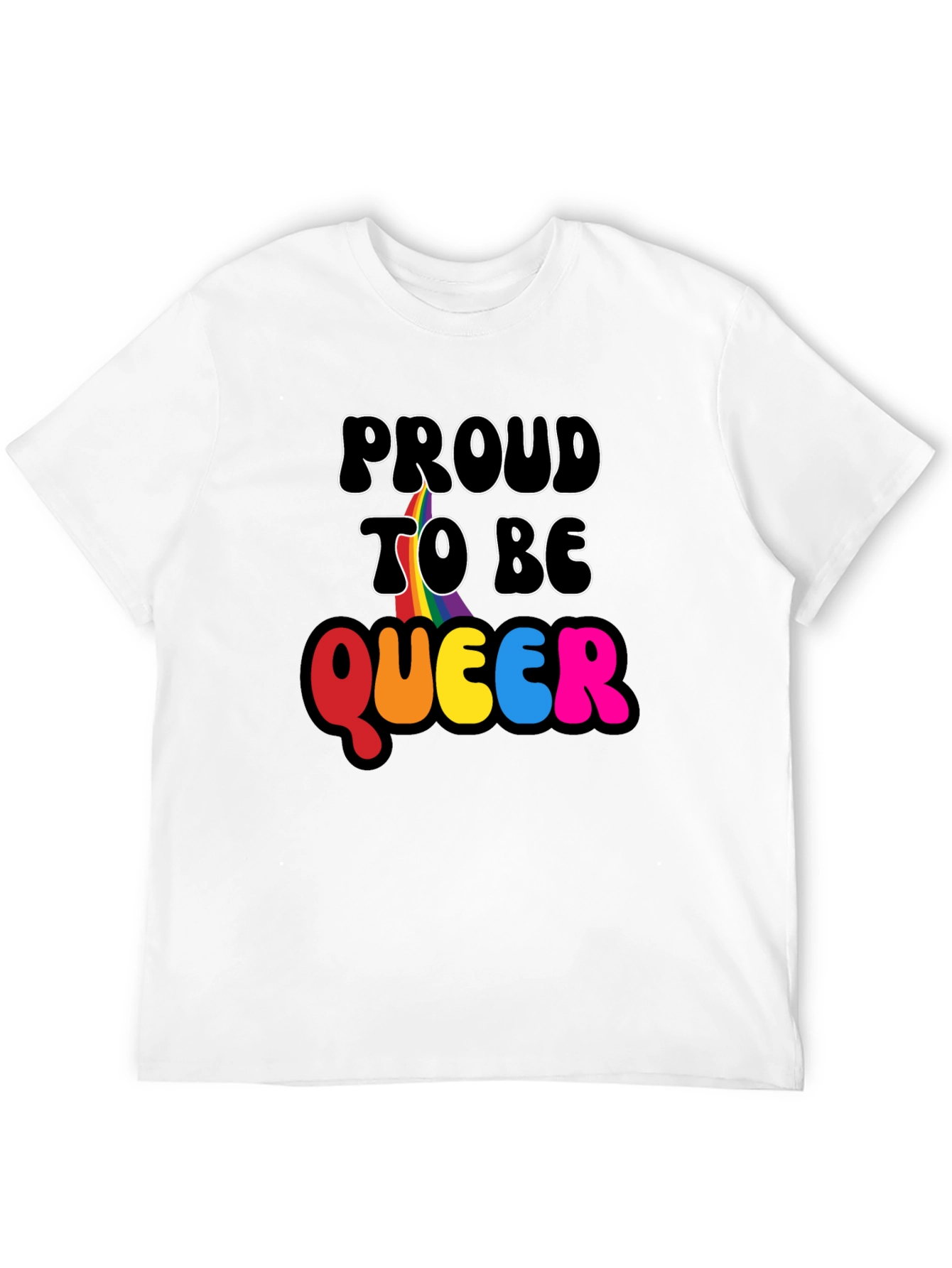 Camiseta Negra Proud to Be Queer