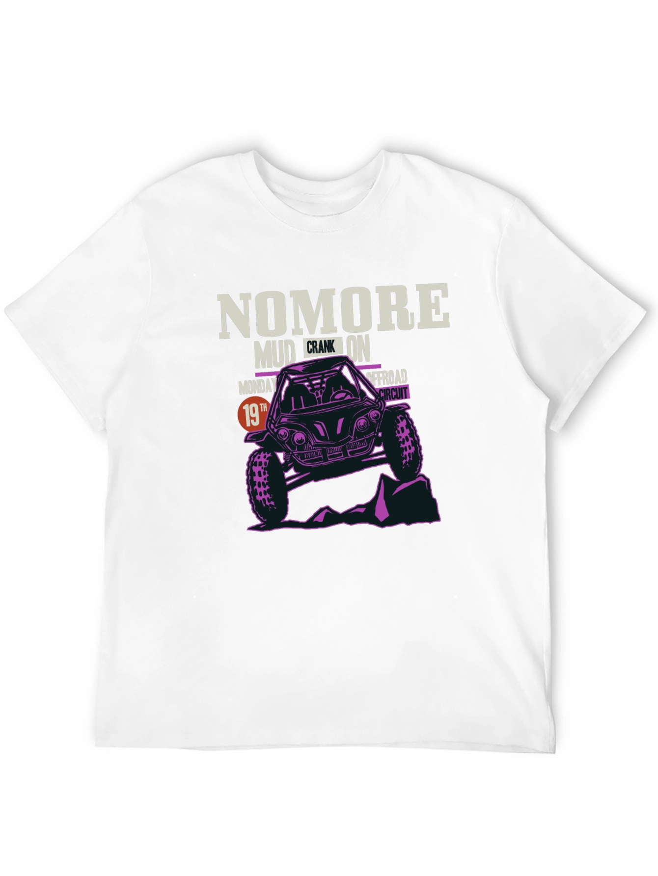 Camiseta Negra NOMORE Offroad Circuit