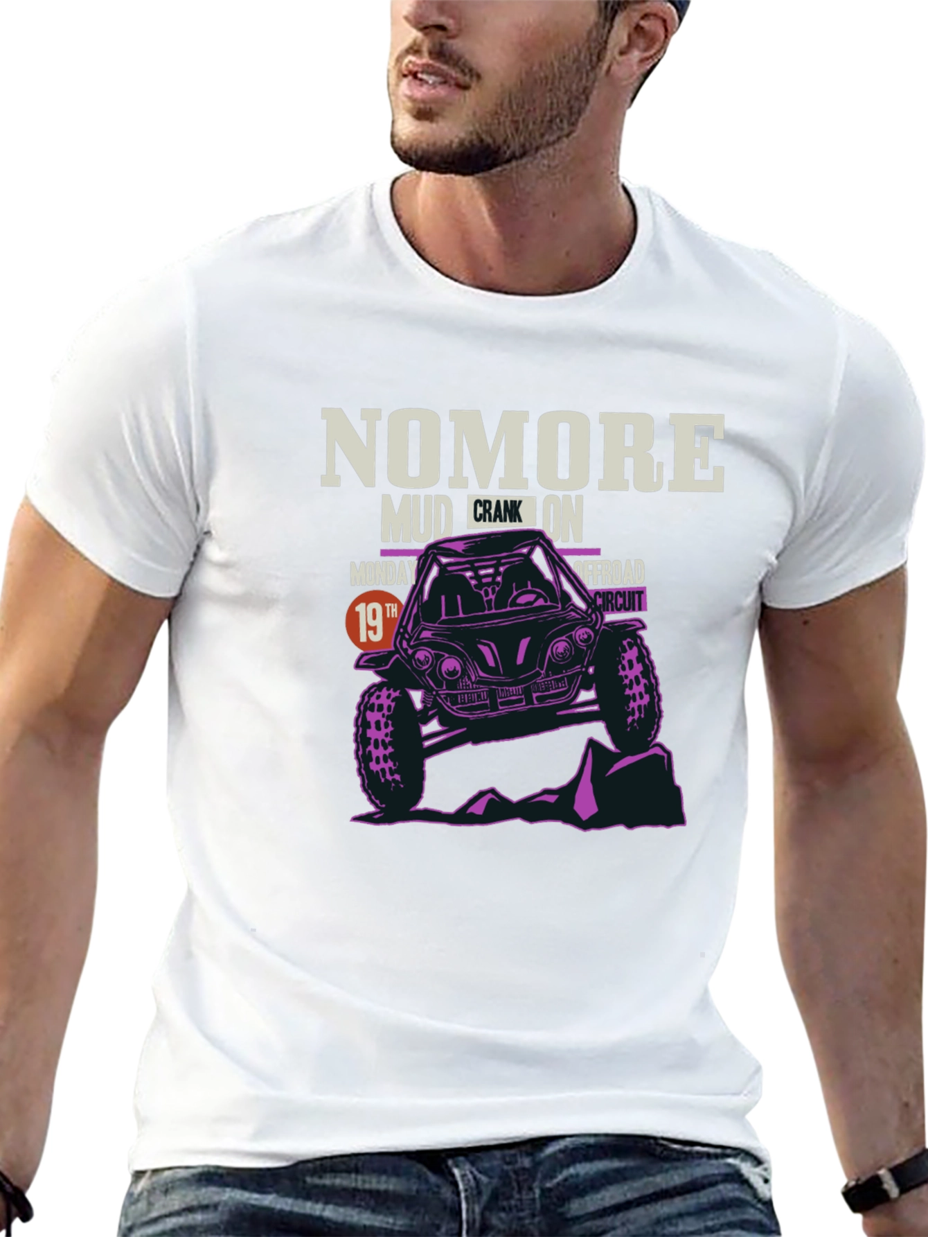 Camiseta Negra NOMORE Offroad Circuit