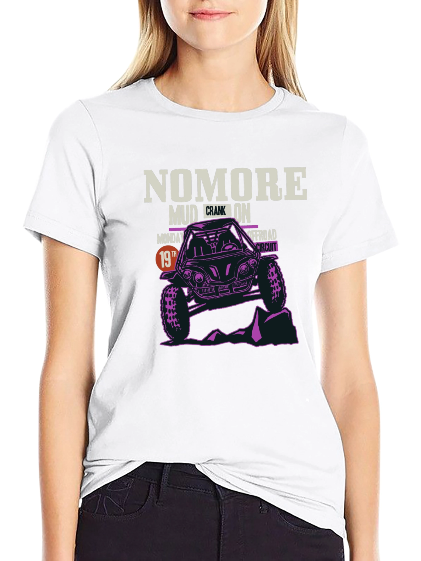 Camiseta Negra NOMORE Offroad Circuit