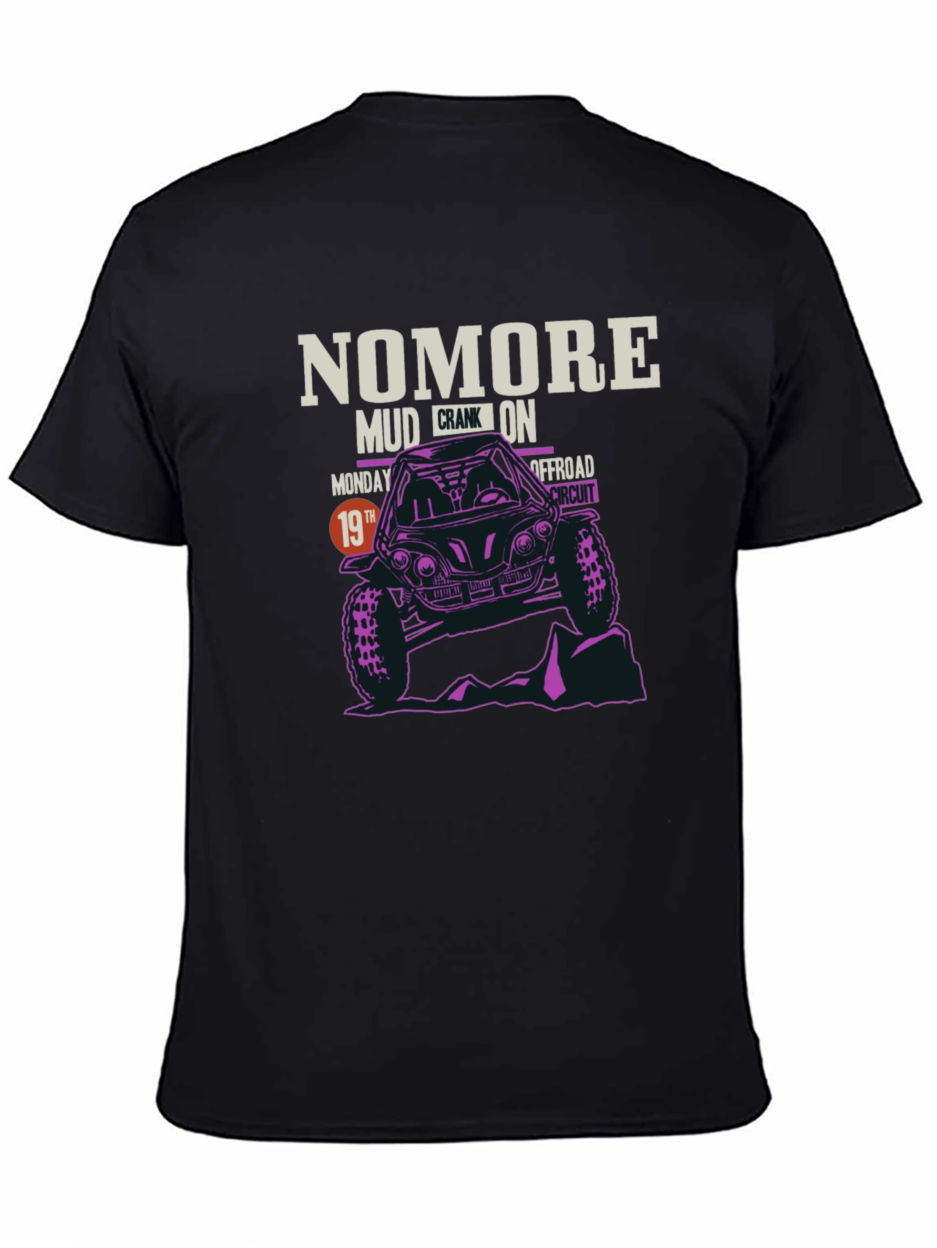 Camiseta Negra NOMORE Offroad Circuit