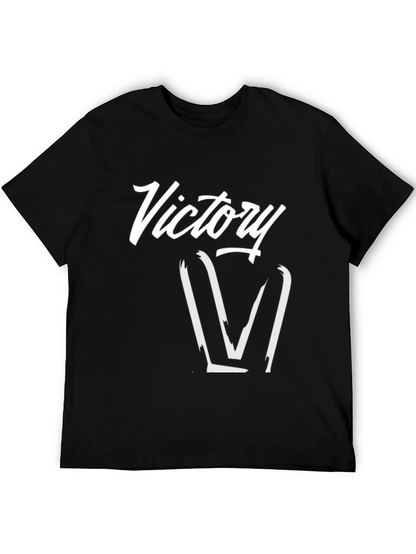 Camiseta Negra Victory Estilo Urbano