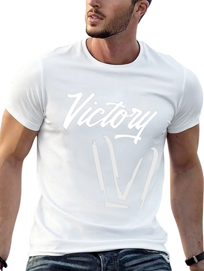 Camiseta Negra Victory Estilo Urbano