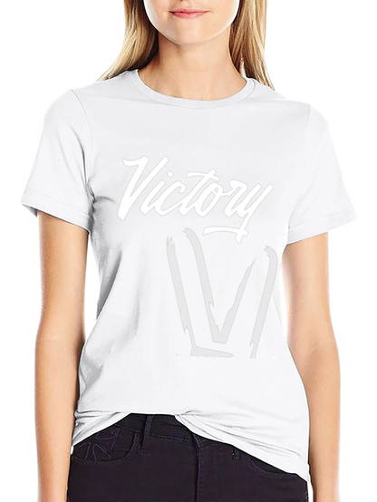 Camiseta Negra Victory Estilo Urbano