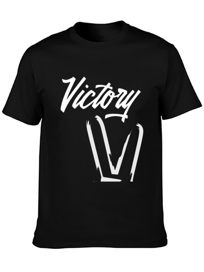 Camiseta Negra Victory Estilo Urbano