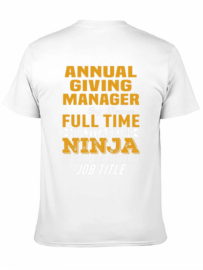 Camiseta Annual Giving Manager Ninja