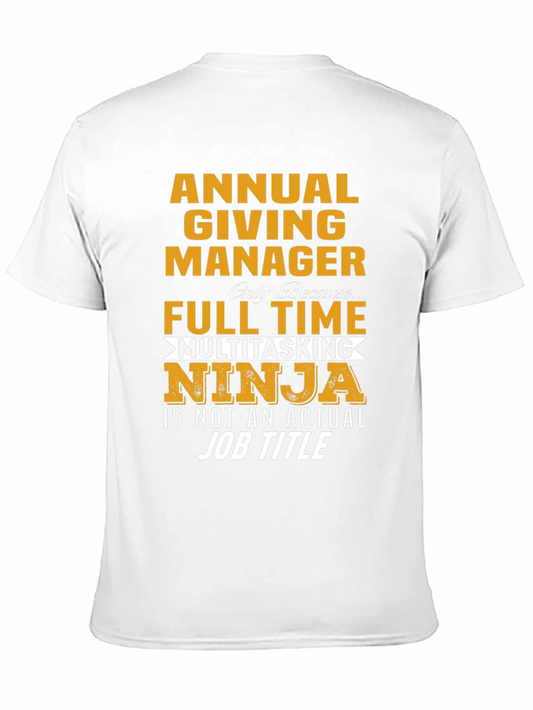 Camiseta Annual Giving Manager Ninja