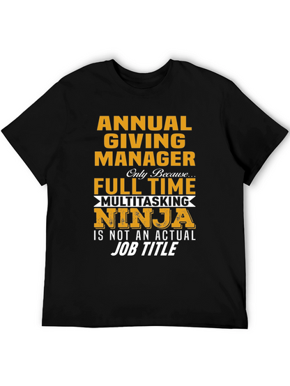 Camiseta Annual Giving Manager Ninja