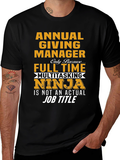 Camiseta Annual Giving Manager Ninja