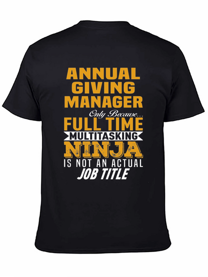 Camiseta Annual Giving Manager Ninja