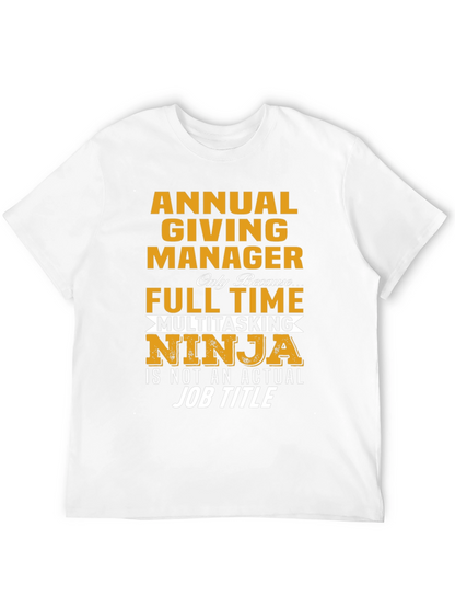 Camiseta Annual Giving Manager Ninja