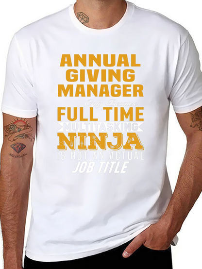 Camiseta Annual Giving Manager Ninja