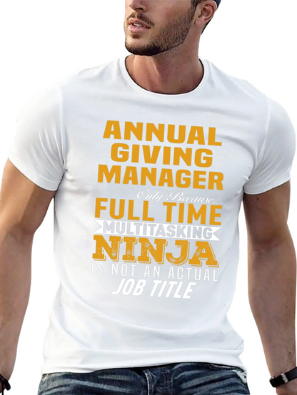 Camiseta Annual Giving Manager Ninja