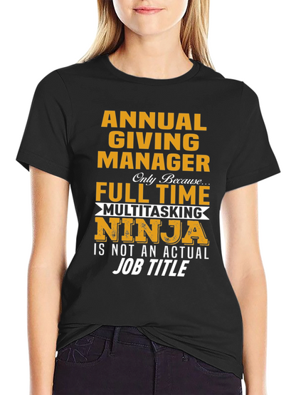 Camiseta Annual Giving Manager Ninja