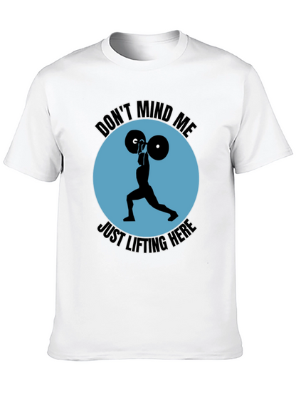 Camiseta Negra Deportiva: Levantamiento de Pesas
