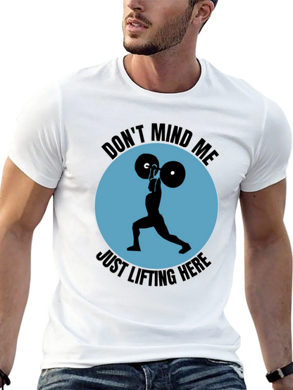 Camiseta Negra Deportiva: Levantamiento de Pesas