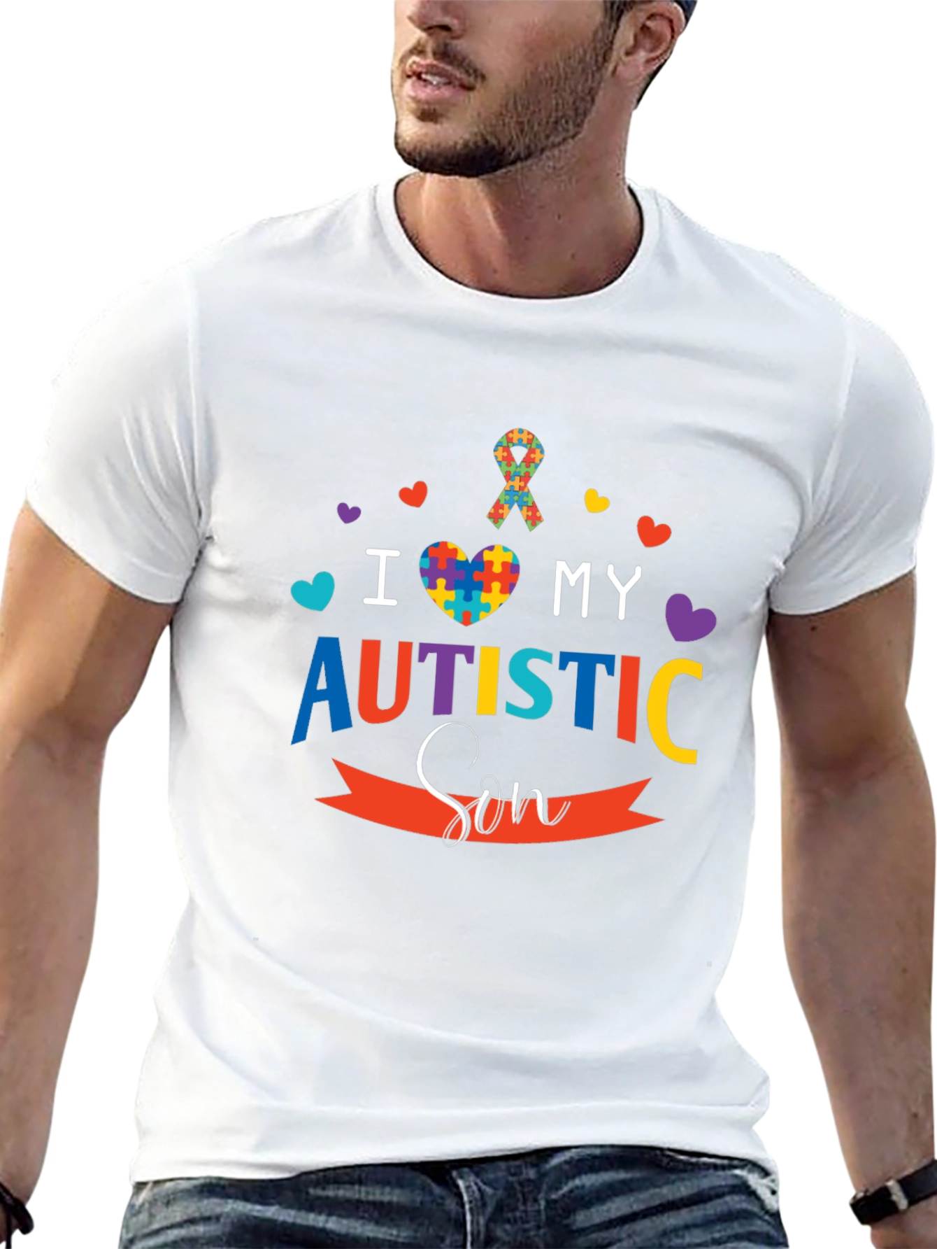 Camiseta Amo a mi Hijo Autista