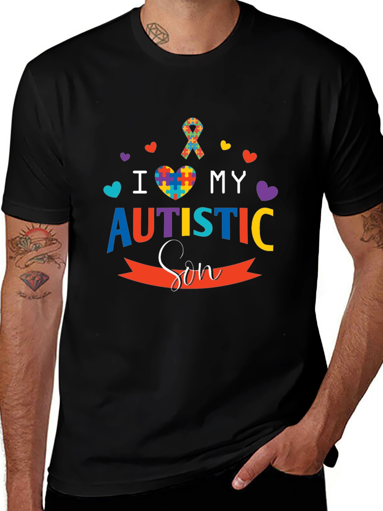Camiseta Amo a mi Hijo Autista