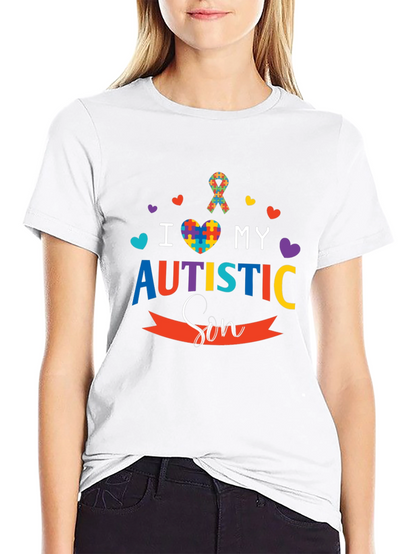 Camiseta Amo a mi Hijo Autista