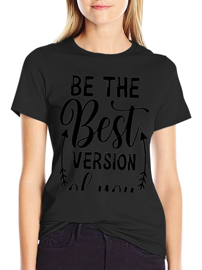 Camiseta Negra Sé la Mejor Versión de Ti